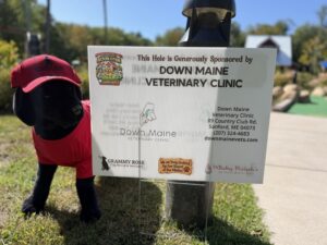 Sponsor Sign Down Maine Veterinary Clinic